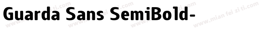 Guarda Sans SemiBold字体转换